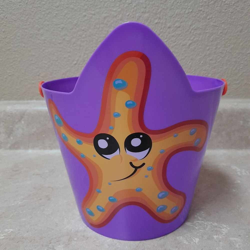 Purple Starfish Kids Beach Bucket  Size:OS   Greenbrier International